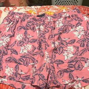 Margaritaville Pink and Blue Floral Shorts